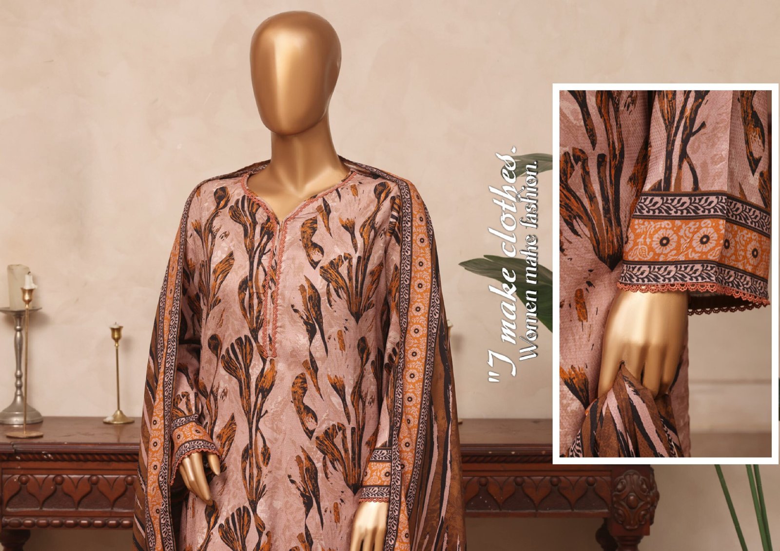 Riwayat Viscose Unstitched 3-Piece Rvv1d6 - Image 3