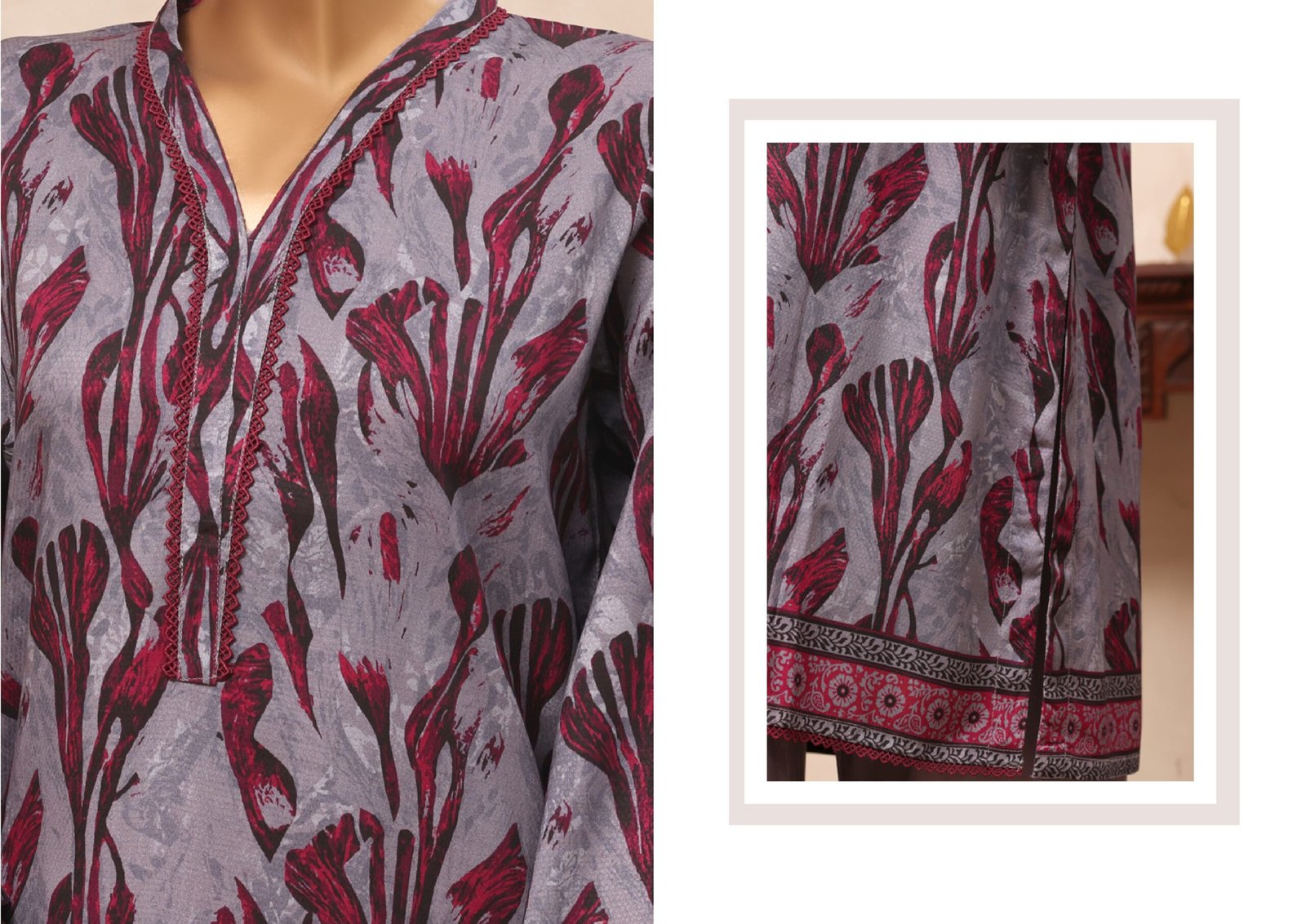 Riwayat Viscose Unstitched 3-Piece Rvv1d3 - Image 2