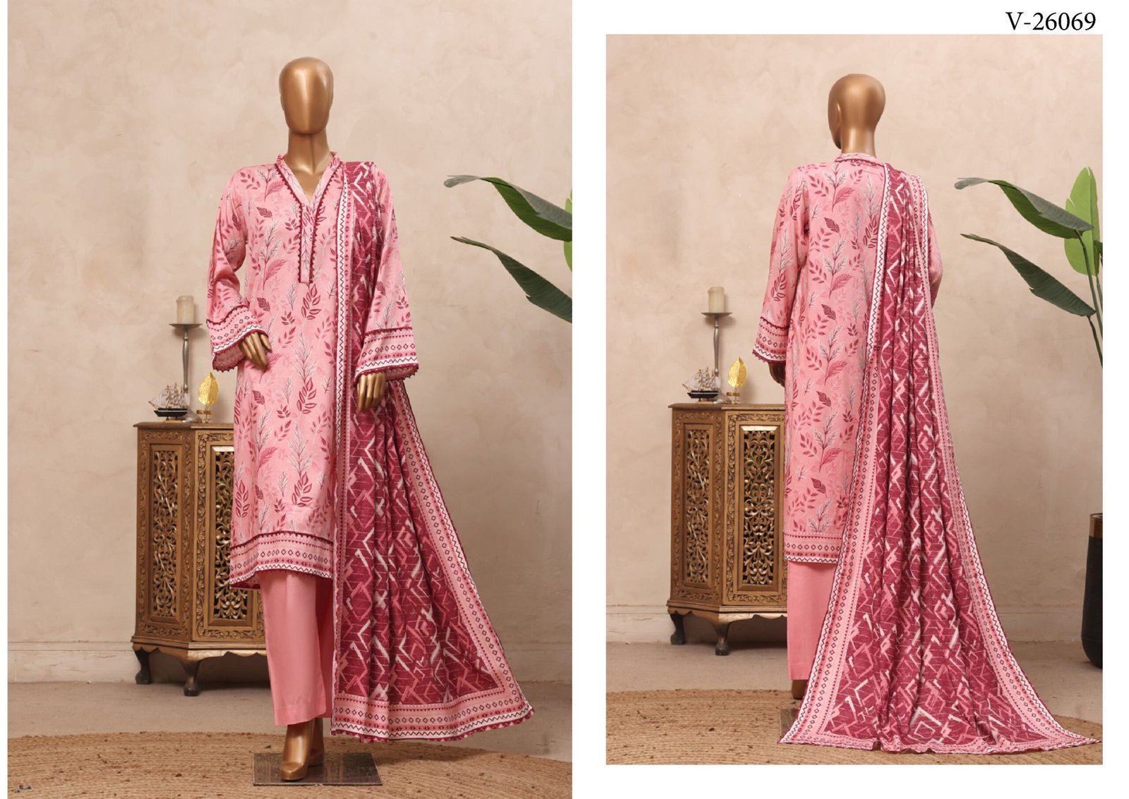 Riwayat Viscose Unstitched 3-Piece Rvv1d11