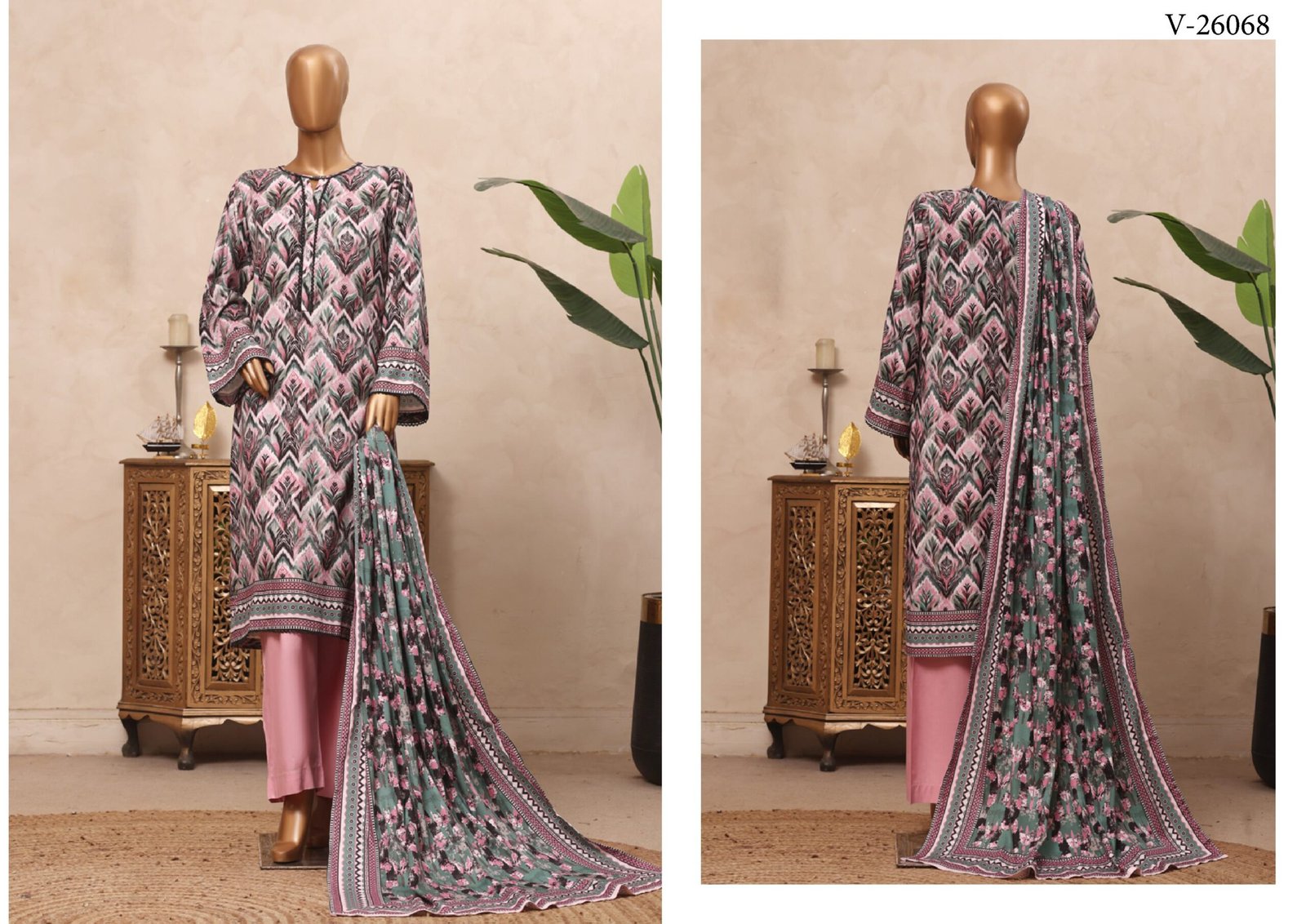 Riwayat Viscose Unstitched 3-Piece Rvv1d10
