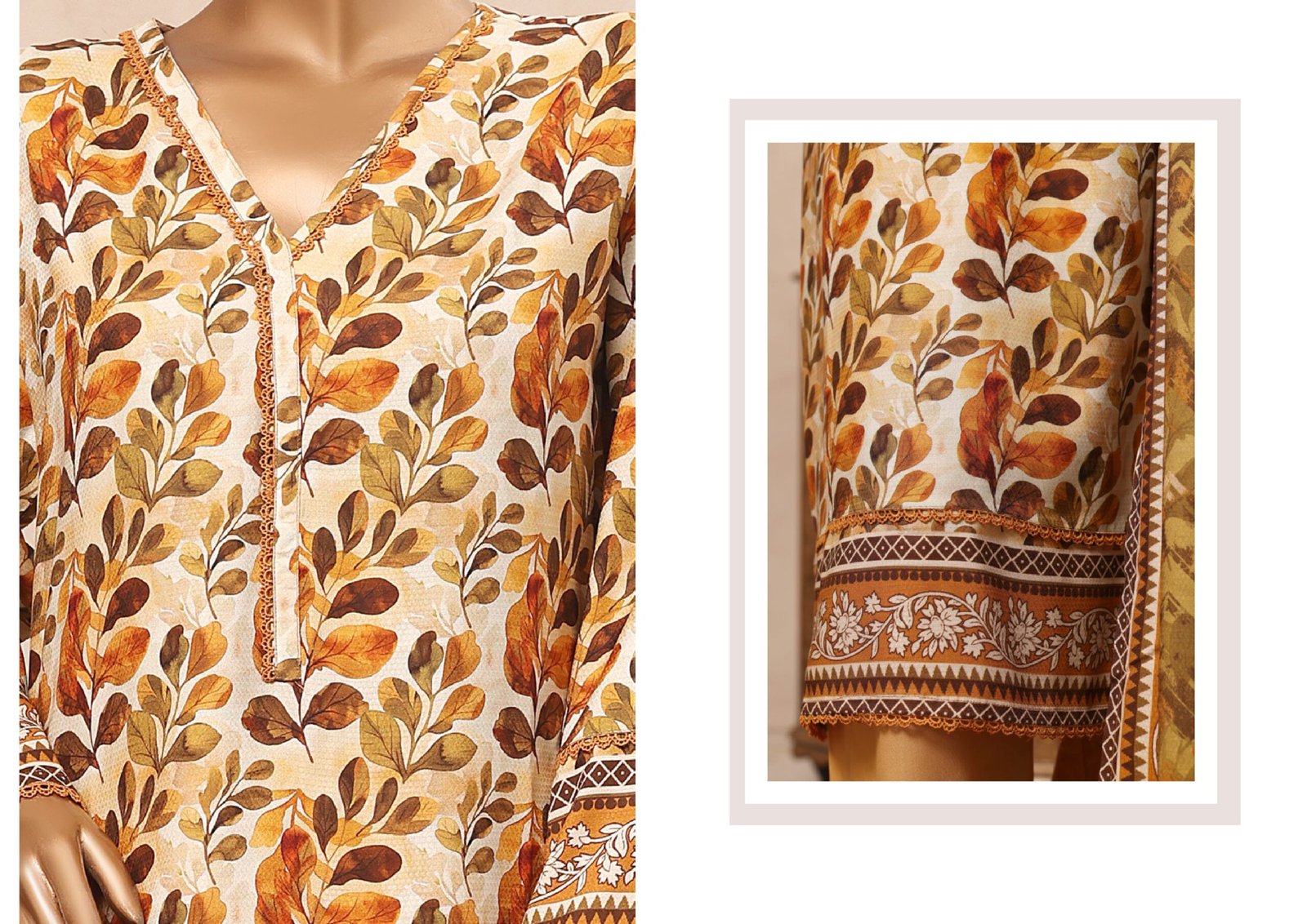 Riwayat Viscose Unstitched 3-Piece Rvv1d7 - Image 2