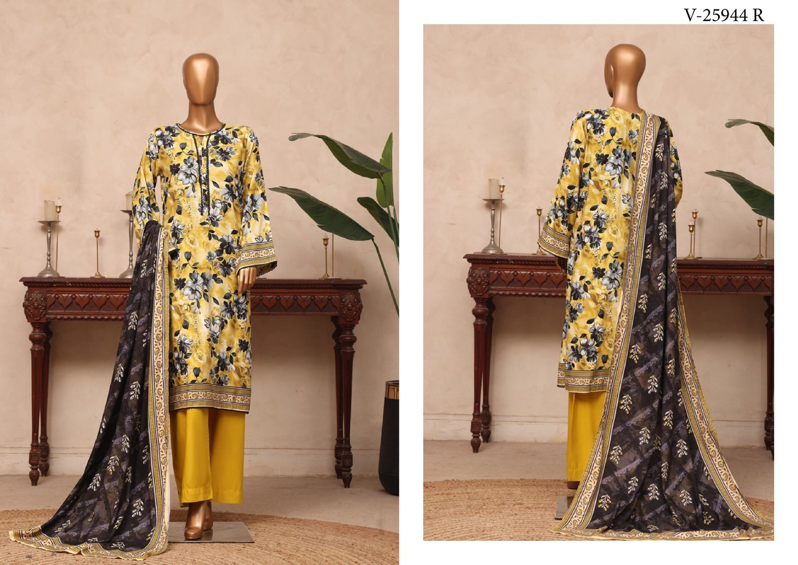 Riwayat Viscose Unstitched 3-Piece Rvv1d12