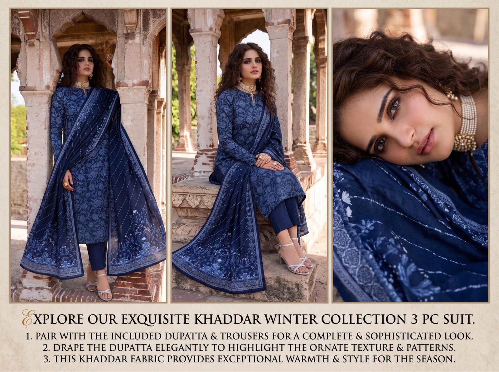Motifz Printed Khaddar 3-Piece Unstitched Suit Mkv1d8 - Image 3