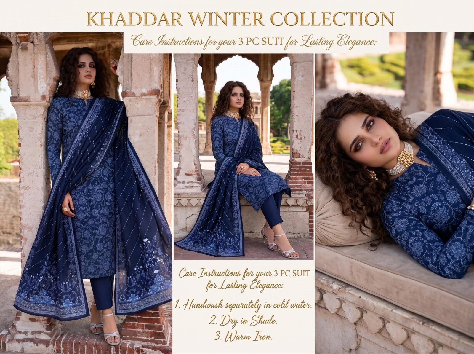 Motifz Printed Khaddar 3-Piece Unstitched Suit Mkv1d8